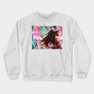 Boho Floral Dreams Crewneck Sweatshirt